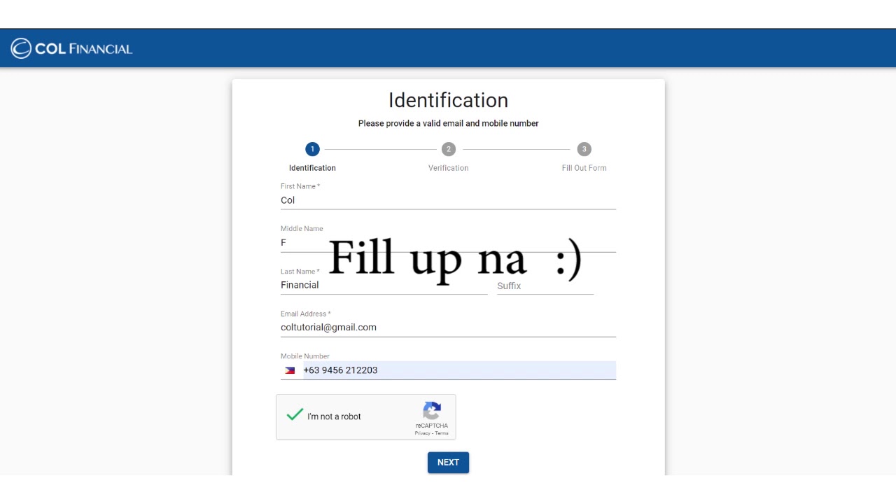 How to Make an Account in Col Financial