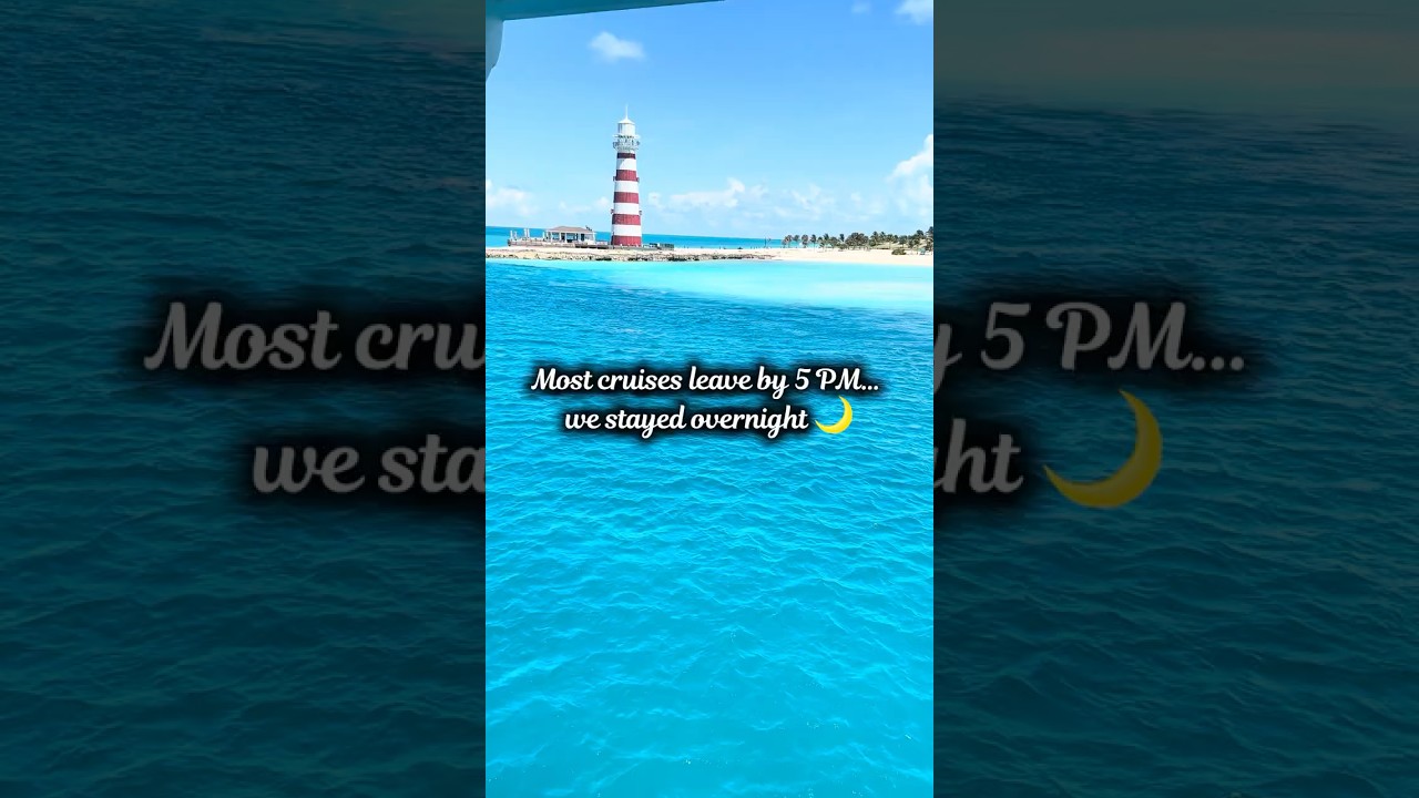 Most Cruises Leave at 5 PM… We Stayed Overnight 🏝️