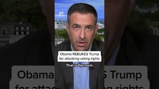 Obama REBUKES Trump for attacking voting rights