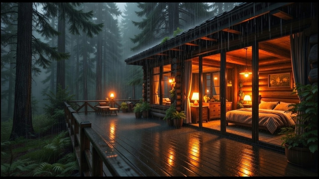 LLUVIA Relajante para DORMIR Profundamente