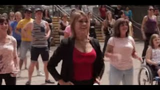Flight Attendant Flashmob for Passenger Safety - Toronto - Safe and Sound 2014