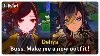 Dehya Gives In and Buys a New Outfit! (Dehya Anecdote) - Genshin Impact