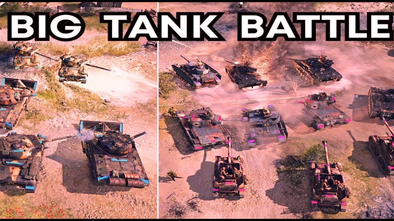 BIG TANK BATTLE! WAR GAMES COMPANY OF HEROES 3 GAMEPLAY BEST GAME EVER