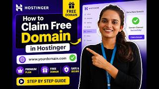 How to Claim Free Domain in Hostinger 🔥 Premium Plan Free Domain Step by Step (2026) #hostinger