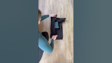 How to fold your gym outfit #fold #shortvideo #organization #folding #shorts #short #fy