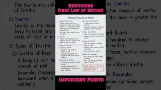 Newtowns First Law of Motion🚴|Newtown 's Law|Physics|Science#ncert#neet#upsc#ssc#shorts#govtjob