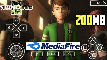 BEN 10 ALIEN FORCE - VILGAX ATTACKS PPSSPP ISO ROM FOR MOBILE | BEN 10 PSP GAME DOWNLOAD