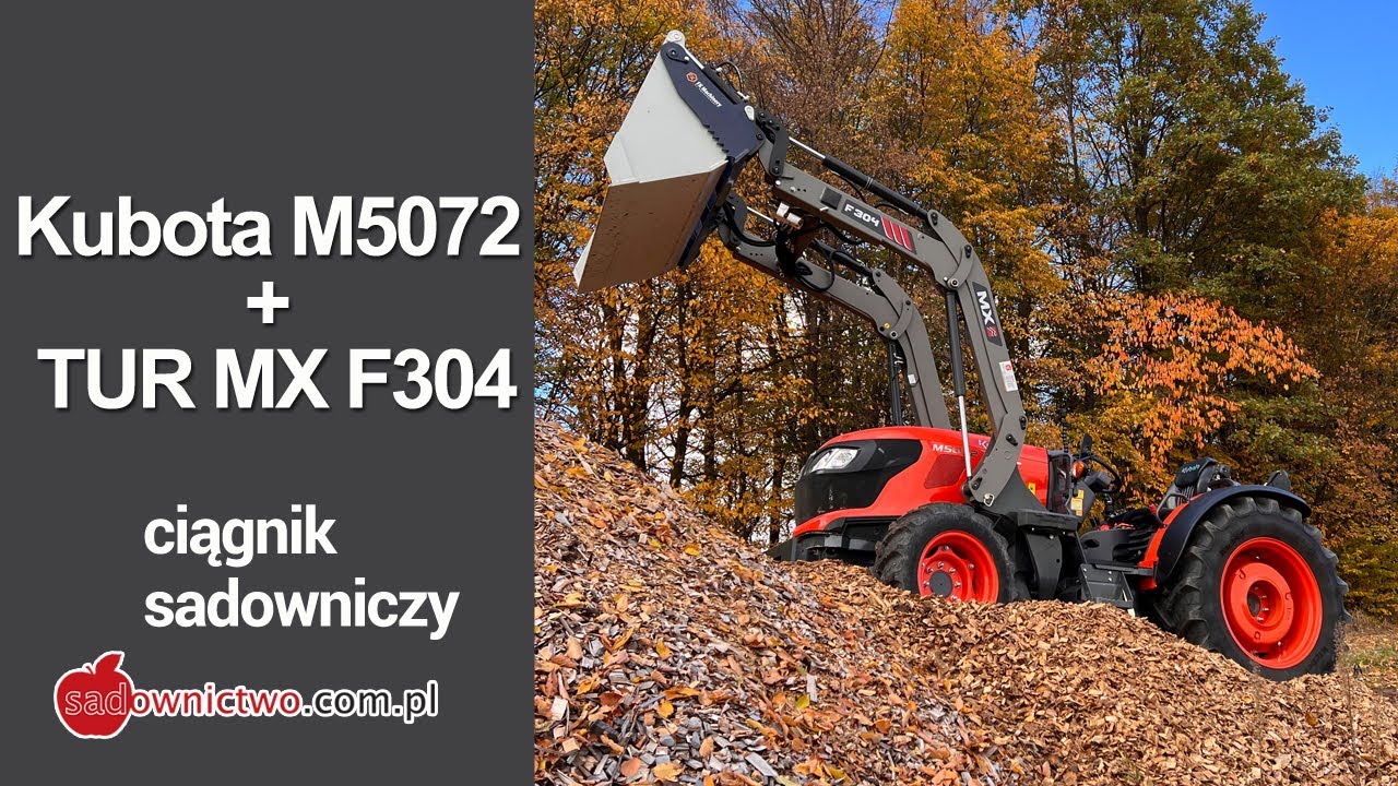 Nie chciał kabiny, ale chciał TUR-a. Czyli Kubota M5072 + TUR MX F304