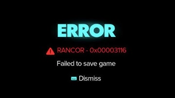 How To Resolve Star Wars Outlaws Error Code Rancor 0x00003116?