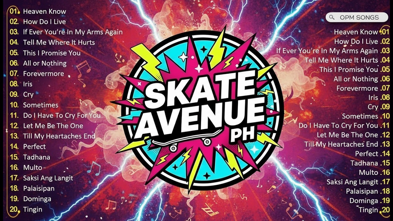 Skate Avenue PH – Heaven Knows | The Best Rock Cover Non-Stop Lyrics Playlist 2026 🌟 Viral OPM