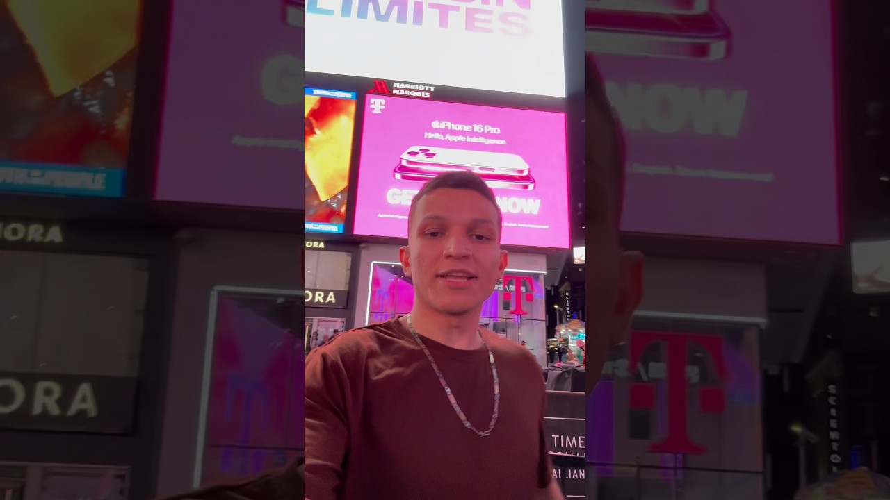 Your picture in Time square screen for free 😱❤️ #newyork there’s nothing you can’t do 🗽