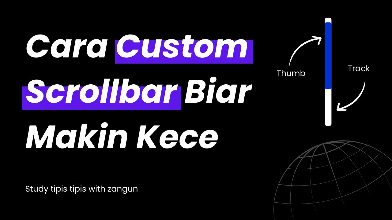 Custom Scrollbar jadi lebih keren cuma pakai CSS - YouTube