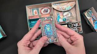 Preview Shelves of the Sea Witch | Paper Craft and Junk Journal Kit with Tutorial