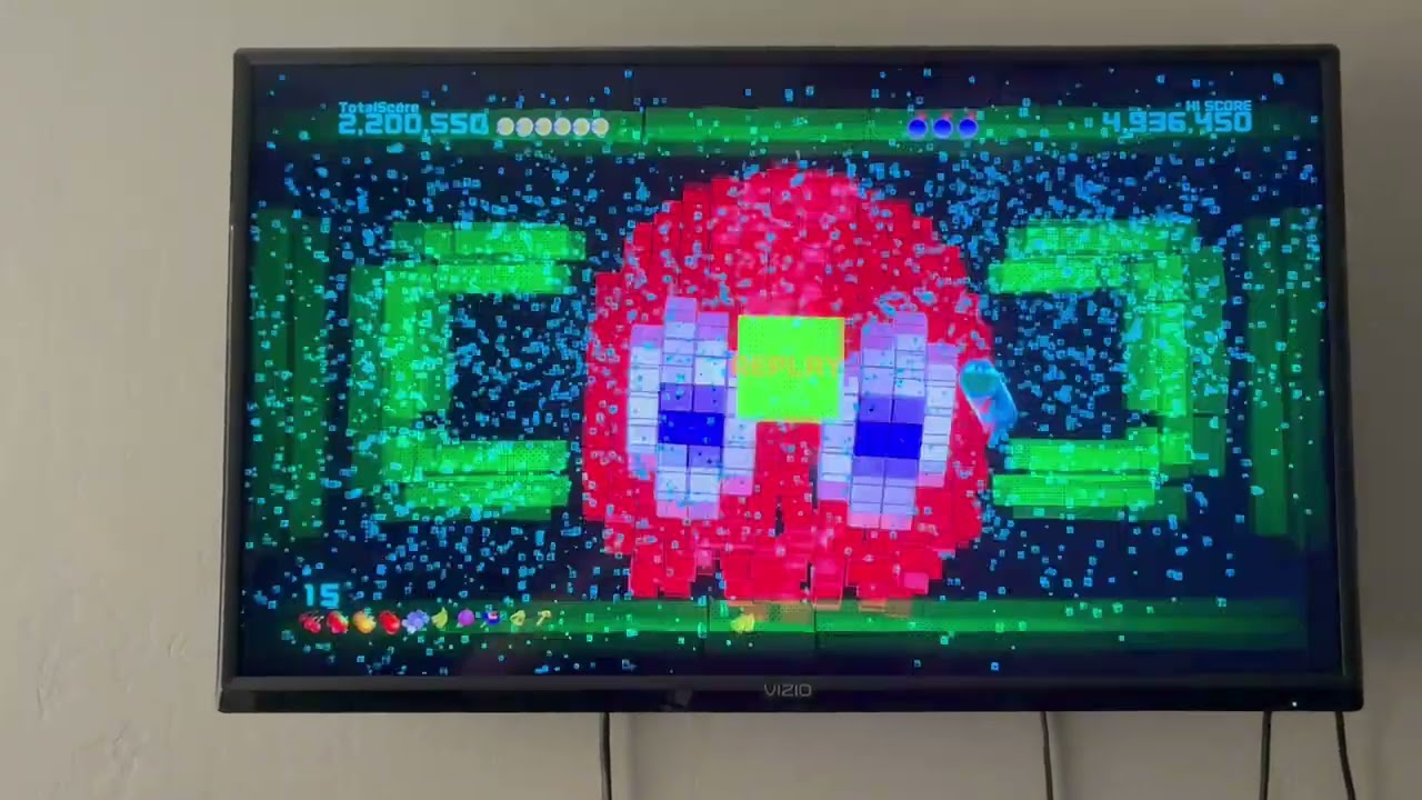 Pac-Man C E 2 plus 2P | jumping 2P (4,551,150) + commentary 