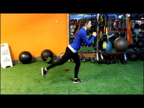 Pulse Lunge to Kickback