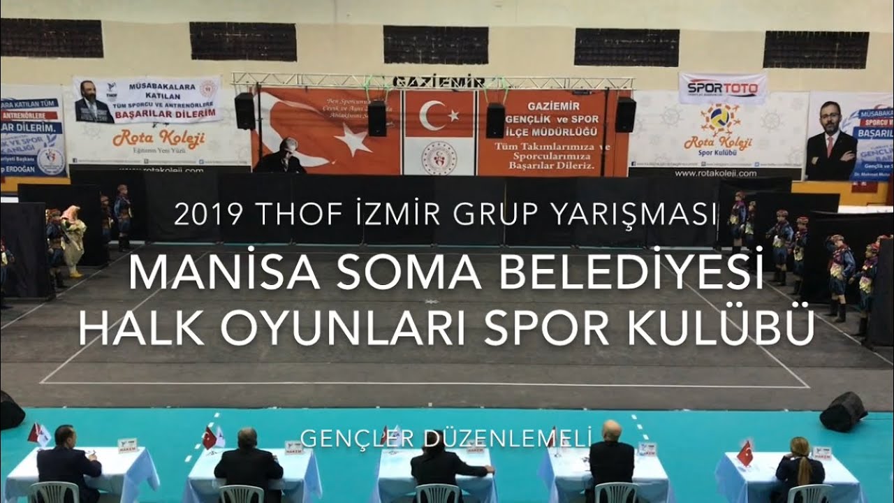 Soma Belediyesi Halk Oyunları SK | Gençler Düzenlemeli | 2019 THOF İzmir Grup #Zeybekoloji