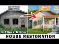 Giving Life to an Old Abandoned House | House Restoration with Exterior and Interior Design in 3D