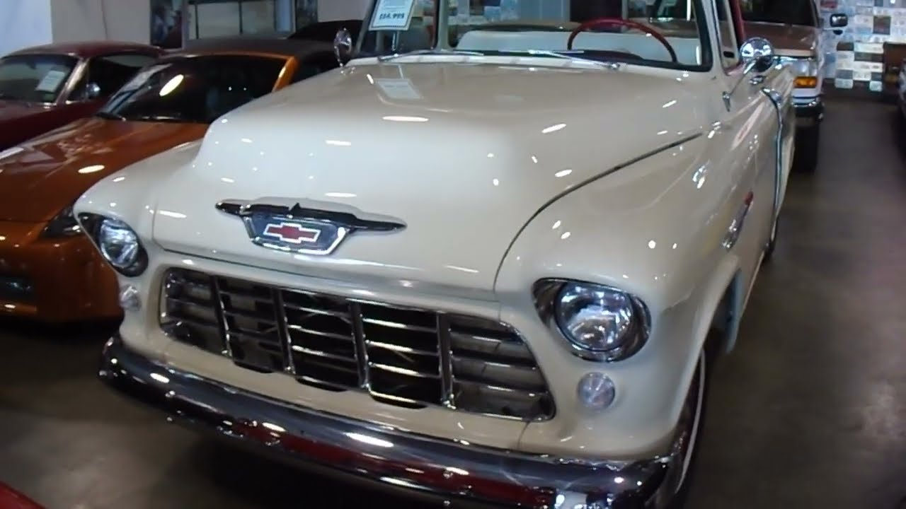 1955 CHEVY CAMEO PICKUP TRUCK - NEW CAR - LIKE LOOKS