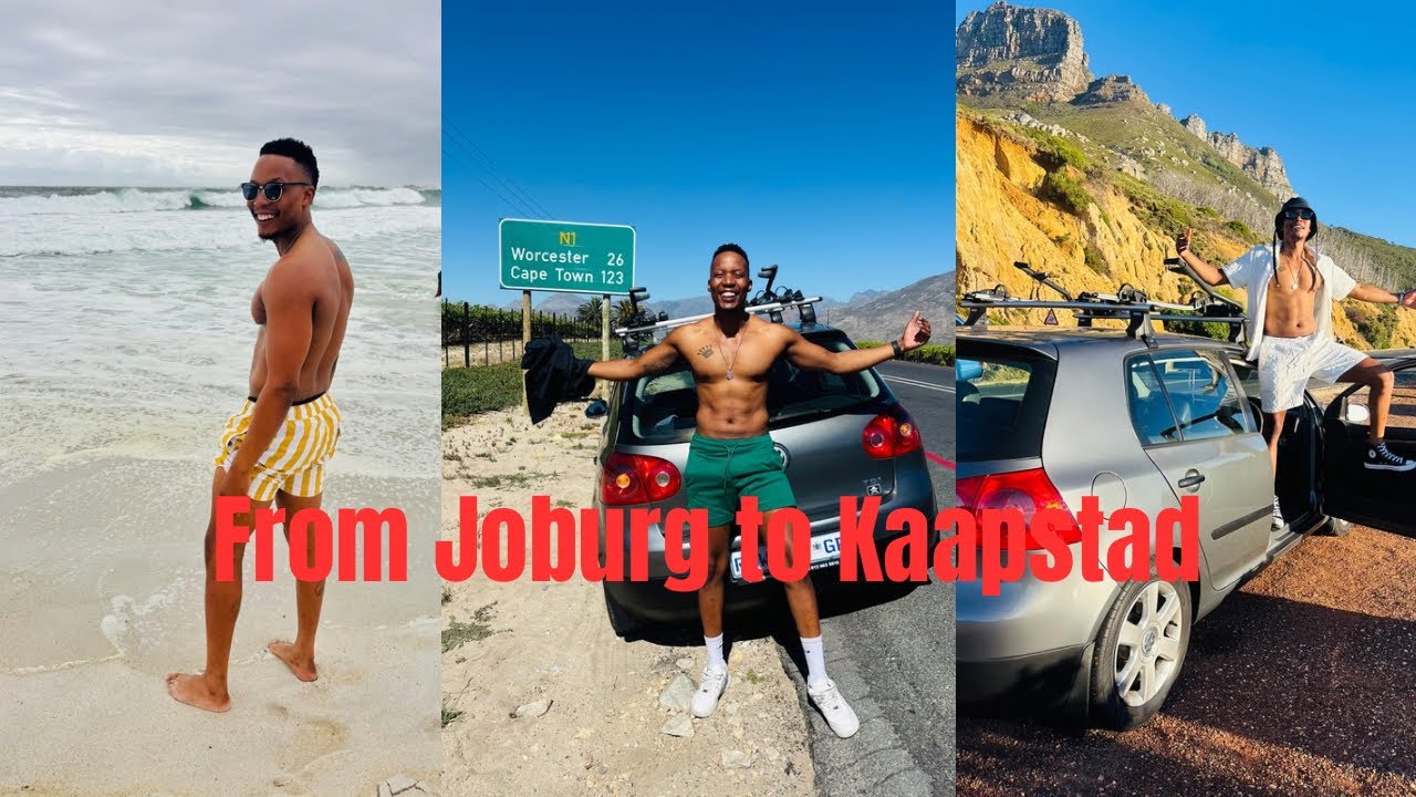 Driving from Johannesburg  to Cape Town , celebrating, views , quad bikes , beach