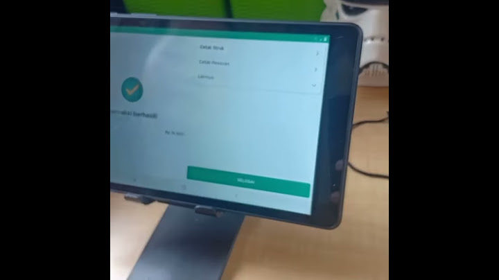 Kasir untuk Restoran gunakan aplikasi kasir dgn laci kasir+printer thermal+tablet Samsung A8