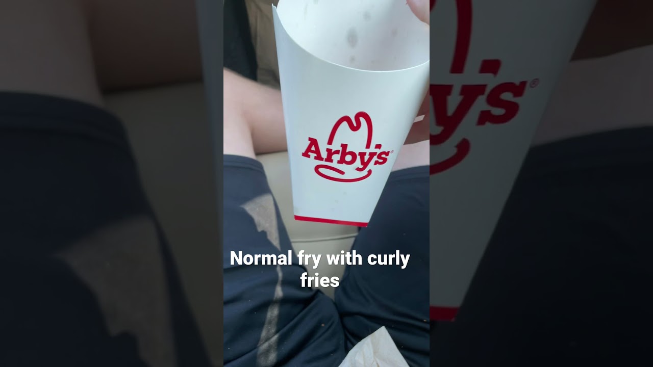 Normal fry with curly fries 🍟