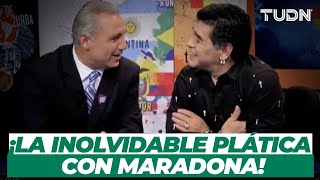 ¡Recordamos la gran entrevista de Hristo Stoichkov a Diego Armando Maradona! | TUDN