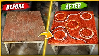 पुरानी टेबल का नया लुक! 😍 | Table Makeover at Home | Before & After | DIY Furniture