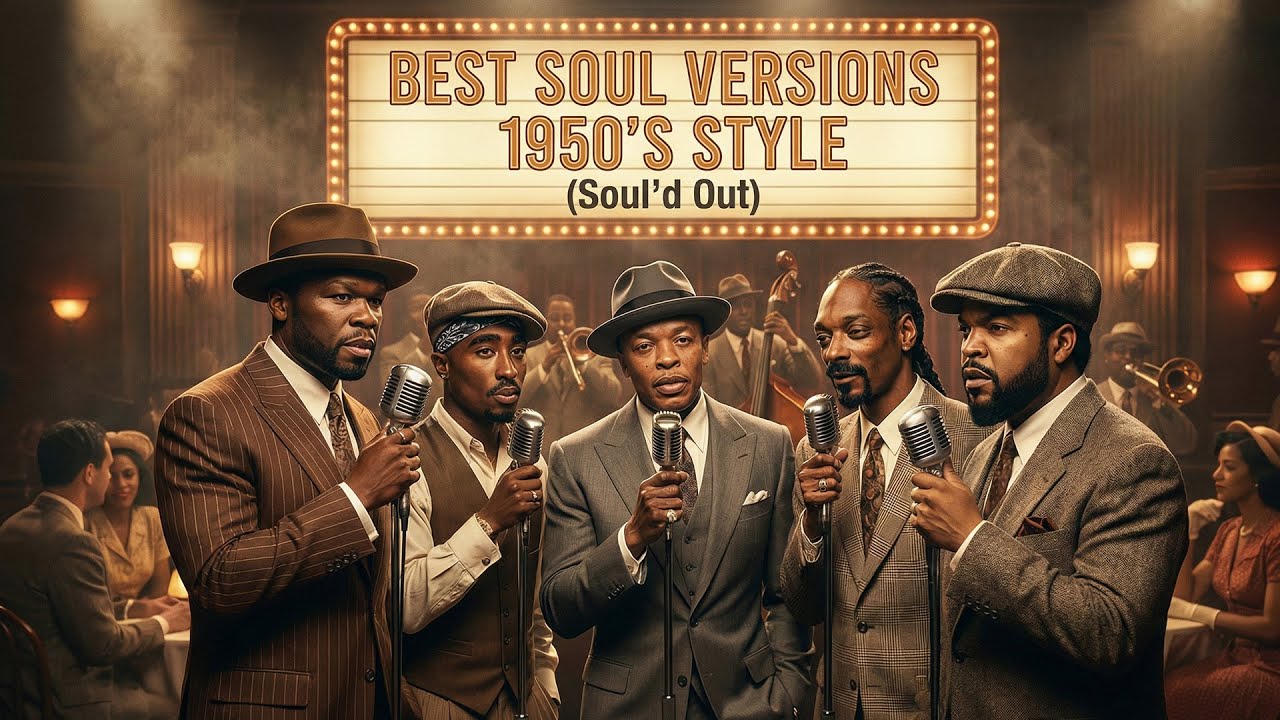 Best 1950's Rap Soul Version Mix – Relaxing Old School Hip Hop Jazz (Eminem, Snoop Dogg, Dr. Dre)