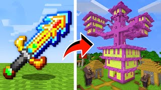 Minecraft But Sword Spawn random Structures !