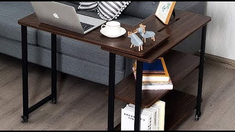 Tangkula 360° Free Rotating Sofa Side Table, Mobile End Table Review, Very high quality wood and hea