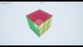 Rubik's Cube Created with UE4 Blueprints