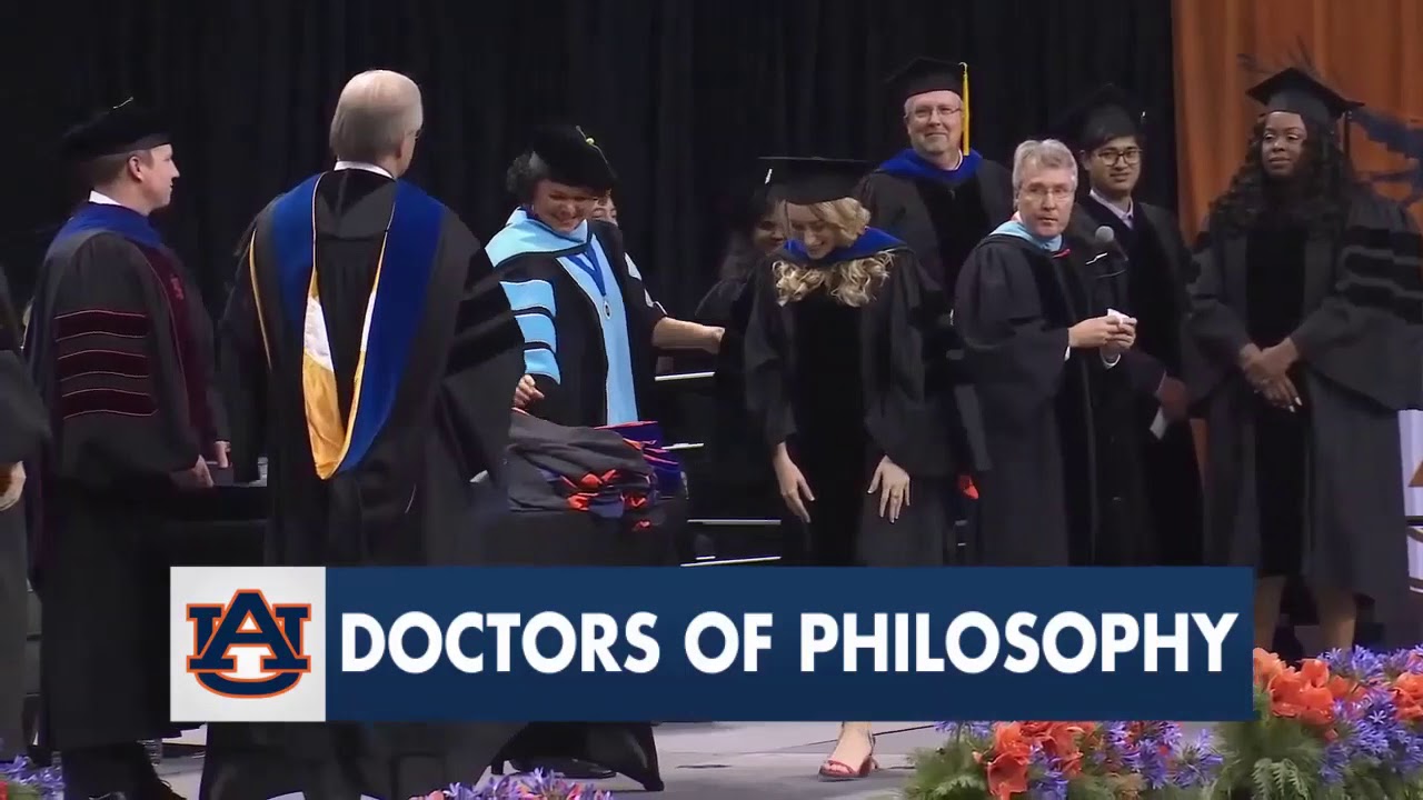Auburn University PhD graduates - Graduation Fall 2019 10am - YouTube