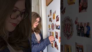 Decorating The Fridge With Family Photos From My Phone
