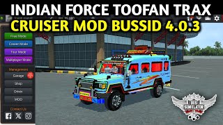 How to Add Indian Force Toofan Cruiser Mod in Bus Simulator Indonesia | Bussid Force Cruiser Mod