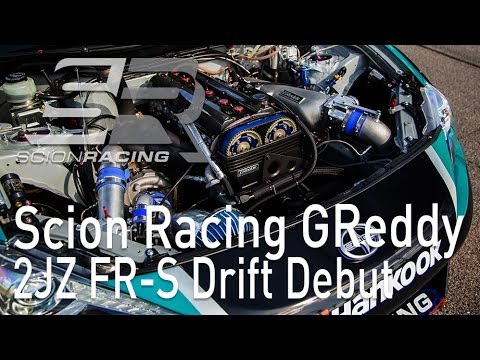 Scion Racing GReddy 2JZ FR-S Drift Debut