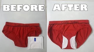 How to use sanitary pad during menstruation in panties | Pregnancy Tips