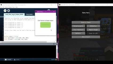 Controlling Minecraft with Processing