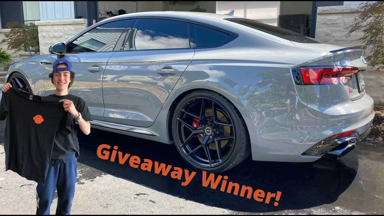 GIVEAWAY WINNER DROVE MY CAR STAGE 2 RS5 YouTube