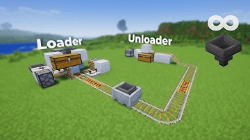 Item Transportation System - Loader & Unloader 1.17 | Minecraft Java