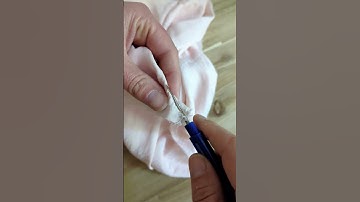 How to use a seam ripper, there is actually a purpose for that red ball.