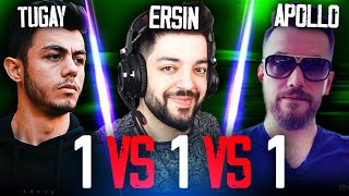 1 VS 1 VS 1 - TUGAY GÖK VS APOLLOO VS ERSİN YEKİN (3.BÖLÜM) KOMİK ANLAR