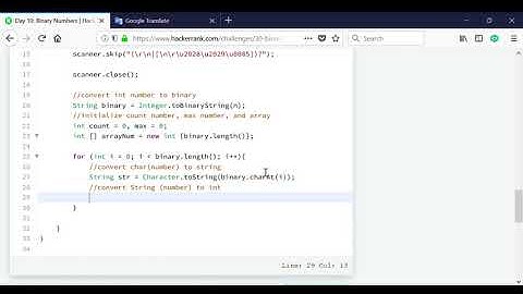 Day 10: Binary Numbers | HackerRank | JAVA