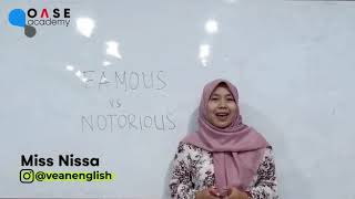 English Flash 'Famous' vs 'Notorious'