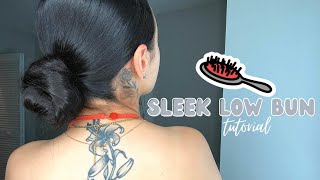 Sleek Low Bun Tutorial