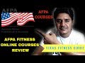 Afpa fitness instructor certificationamerican fitness professional associates online courses