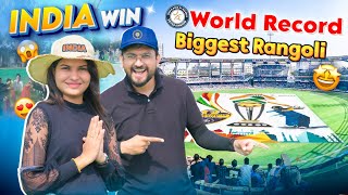 We MADE Biggest Rangoli In The World | 8th World record 🔥Artist Shikha Sharma