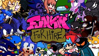For Hire But Diferent Characters Sing It Fnf Vs Dorkly Sonic