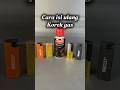 Cara isi ulang korek gas