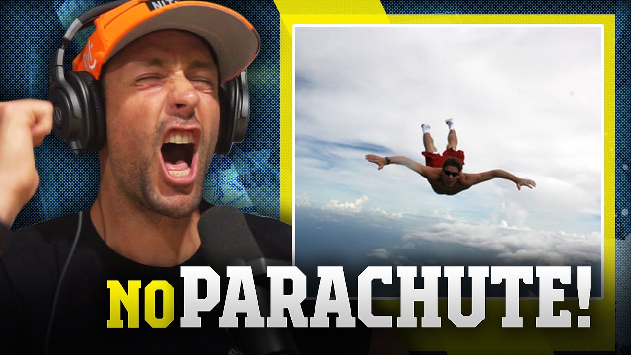 "He might die!" Travis Pastrana explains skydiving without a