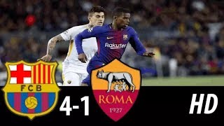 Barcelona vs roma 4-1 goles . resumen completo 2 autogol de roma.
partido cuartos final la champions league golea a ...